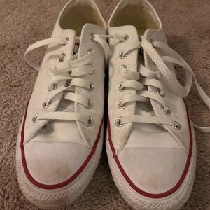 Converse Chuck Taylor All Star Canvas White Low-Top Sneakers